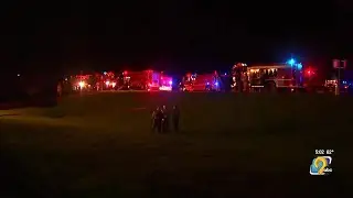 Camper and storage shed catch fire in Toddville
