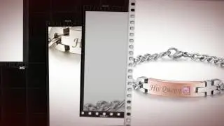 Couple bracelet - Her King His Queen