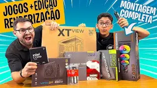 Montamos um PC GAMER INTEL CORE ULTRA 7 C/ RTX 5060 do cliente