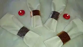 Ronds de serviettes facile et rapide🥰 //DIY// A voir!👍