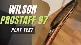 Wilson Pro Staff 97 V14 Playtest: Serve + Return Practice Myrko & Henning in TCW