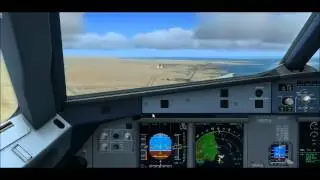 HECA to HEGN landing runway 34 Airbus A319 near mess collision