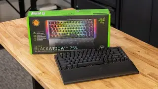Распаковка клавиатуры Razer BlackWidow V4 75%: уменьшенная и улучшенная
