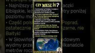 Geografia Polski, o kt&oacute;rej nie nauczyli Cię w szkole!