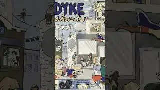 Some works of Mary Wings, Creator of Come Out Comix. The first lesbian underground comic. #history