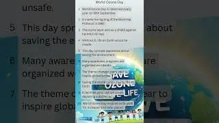 10 Lines on World Ozone Day | Easy Essay for Students