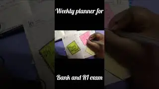 Strategic Study week:a planner for banking and ri exam success