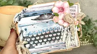 Typewriter Pocket Mini Album flip through 📓☺️