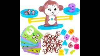 Monkey Balance Cool Math Game for Girls & Boys, Educational STEM Ages 3+