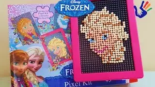Let's play Disney Frozen pixel kit - princess ELSA frozen pixel kit - Toys and Play