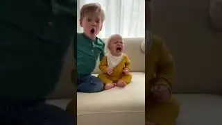 Cutest FAIL Ever 😂 Big Brother Runs to Daddy#Shorts #YouTubeShorts #ViralShorts #TrendingShorts