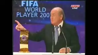 Fifa world player of the year 2007 Confusion between Messi & Ronaldo