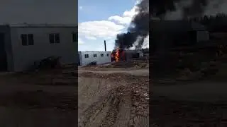 горит Урал, попала искра с трубы