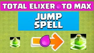 JUMP SPELL LEVEL 1 TO MAX | UPGRADE COST | #shorts #jumpspell #clashofclans