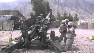 M777 Howitzer Direct Fire Bravo Battery 3-321 HD Video 16