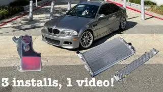 E46 M3 MISHIMOTO AND MOROSO INSTALL