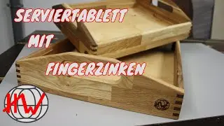Ein Serviertablett mit Fingerzinken