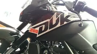 KTM Duke 200 New Black Colour Tone Model At Showroom | india