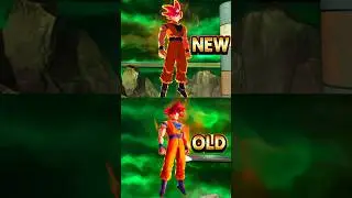 Новая модель SSG Гоку против оригинальной модели SSG Гоку (рядом) #dragonballlegends #dblegends #...