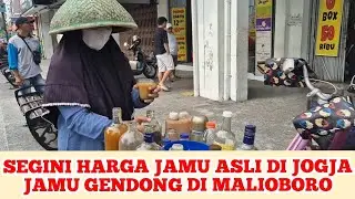 🔴HARGA JAMU GENDONG SAAT INI DI JALAN MALIOBORO JOGJA JAMU KHAS JAWA TENGAH INDONESIAN STREET FOOD