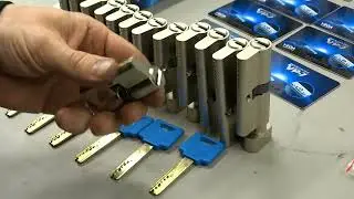 как вскрыть замок Цилиндр VEGA VP-7 . купить отмычки. сайт:  