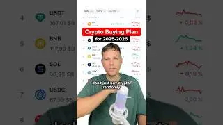 Crypto buying plan for 2025&ndash;2026 #crypto #bitcoin #altcoins #ethereum