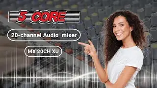 Go Big with the 5Core 20-Channel DJ Mixer!