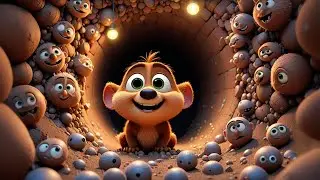 Momo Mole Digs a Tunnel + More Nursery Rhymes & Kids Songs