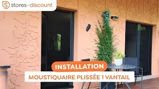 Comment installez facilement votre moustiquaire plissée 1 vantail ?