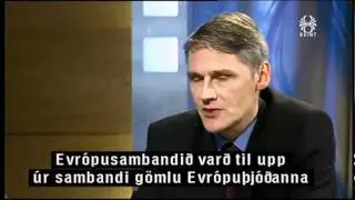 H&ouml;gni Hoydal um F&aelig;reyjar, &Iacute;sland og ESB