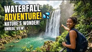Waterfall Adventure 💦 | Nature Travel Vlog