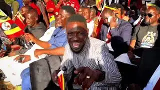 Bobi Wine gathered thousands of supporters in Kawempe on his presidential campaigns......