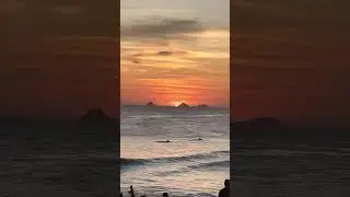 P&ocirc;r do Sol - Pedra do Arpoador RJ