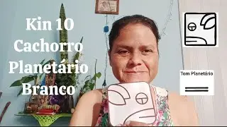 Kin 10 Cachorro Planet&aacute;rio Branco. Energia do dia 19 de Dezembro de 2025.
