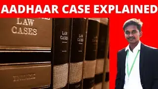 K.S. Puttaswamy vs. Union of India | Right to privacy | LANDMARK JUDGMENT | Aadhaar case | Tamil