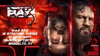 (60 Seconds Challenge) ￼WWE RAW Is ￼Stranger Things 2026 In Minecraft (Barclays Center) Brooklyn, NY