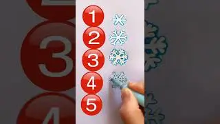 which snow flake can you draw? #shorts #drawing #foryou #fyp #kidsvideo #drawsnow #newyear #2023
