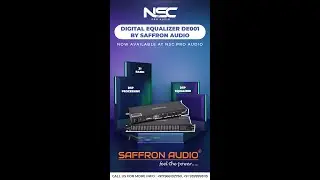 all-new DE001 Digital Equalizer by Saffron Audio