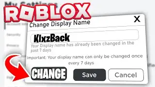 How To Change Display Name In Roblox Without Waiting 7 Days - Change Roblox Display Name