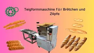 Roggenbrotformmaschine, Mehrkornbrotmaschine | Wei&szlig;brotbackmaschine| Toaster Baguette-Formmaschine