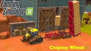 Use mini seeder on field in FS18||Timelapes||