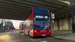 FULL ROUTE VISUAL | London Bus Route 472: Abbey Wood - North Greenwich | 12282 - SN14TXA