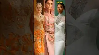 Elegance in Motion with Long Couture 💃 #shorts #fashion #design #style #beauty #aifashion #ai