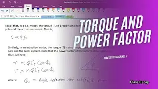 #6_Torque & Rotor Power Factor Relationship