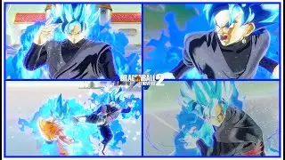 Xenoverse 2 Custom Character Showcase | The Evolution Of Goku Black (SSGSSE)