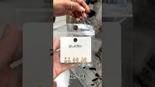Zudio earrings haul✨🫶🏻 #zudio #shoppinghaul #shorts