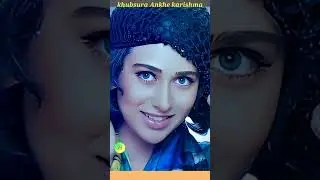 💚💙Nili Ankhe wali Karishma kapoor#shorts video