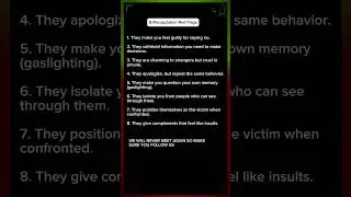 8 Manipulation Red Flags You Must Recognize Early