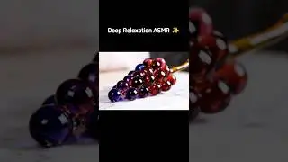 STOP Using Boring ASMR Triggers 😴 Try Glass Fruit Cutting for Ultimate Relaxation! 🍓🔪