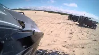 Silver Lake Sand Dunes Entrance - Raw
